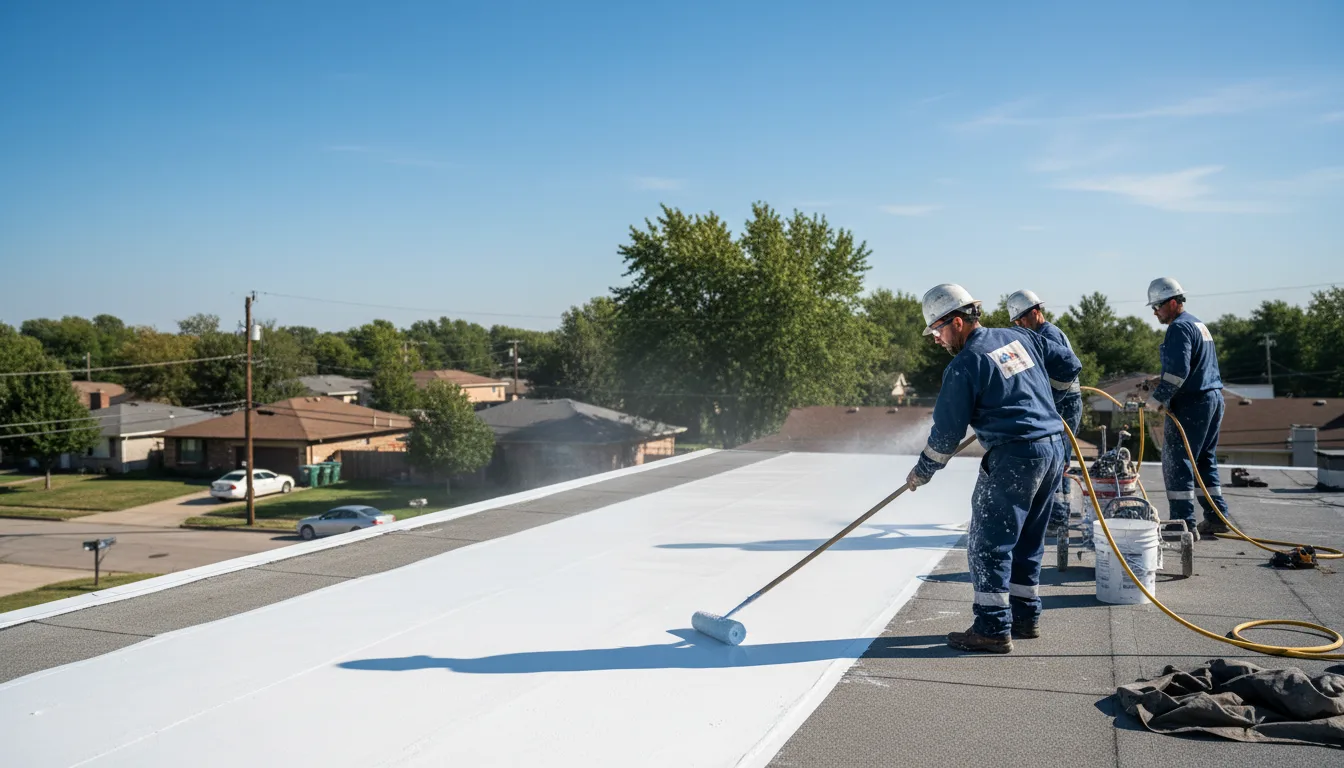 Commercial roof coating in Lake Orion, MI near me